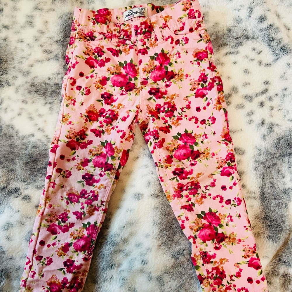 3T Jordache Floral Pants